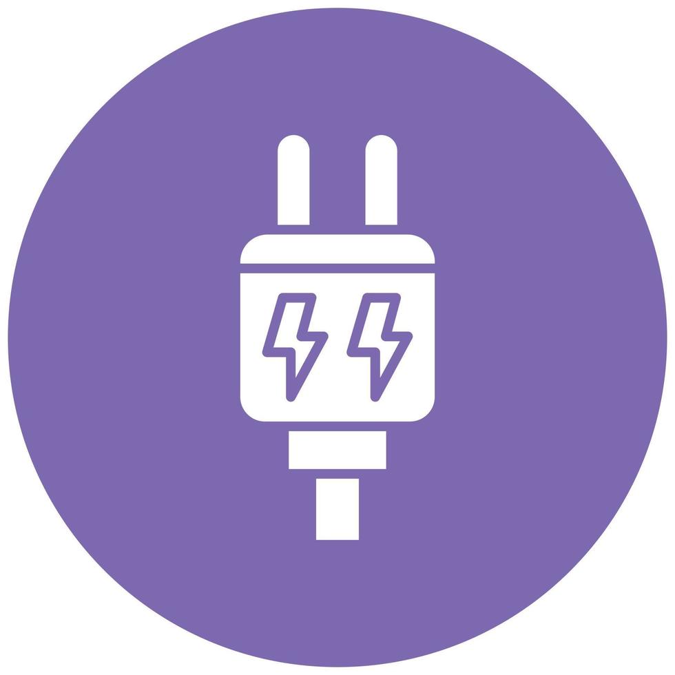 Power Plug Icon Style vector