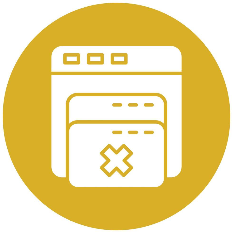 Browser Pop Up Icon Style vector