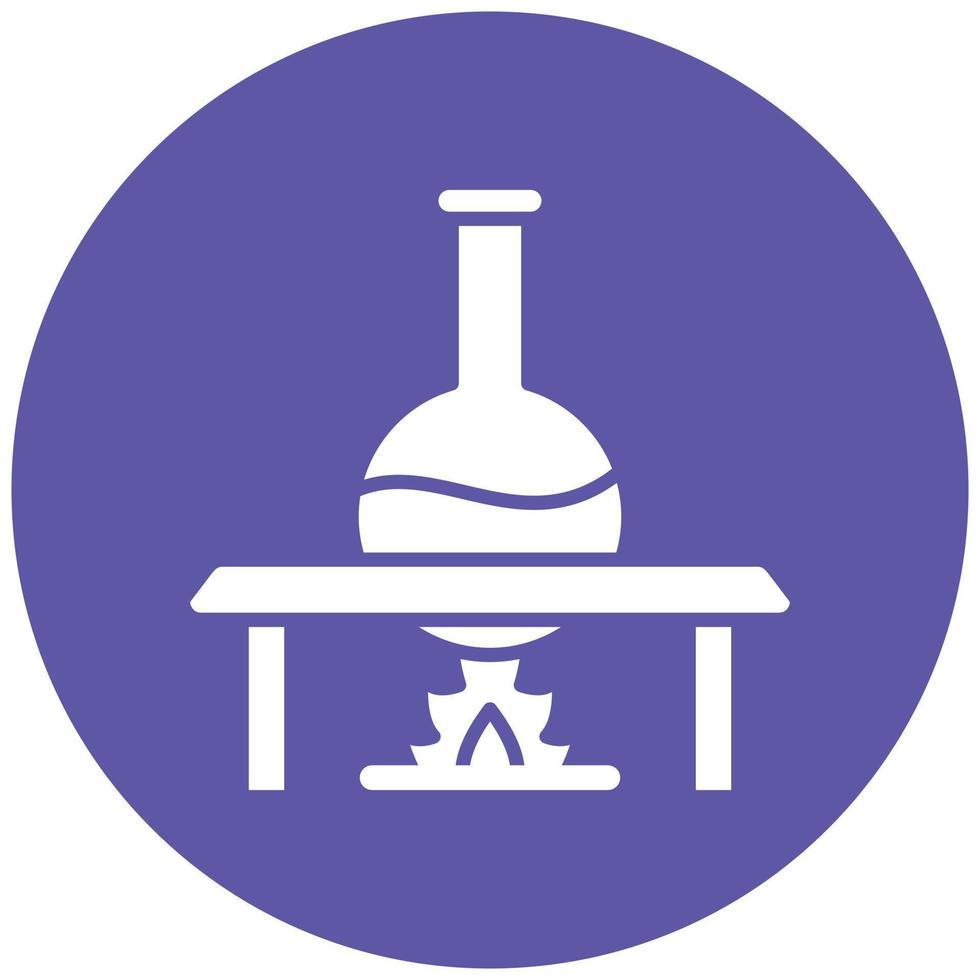 Bunsen Burner Icon Style vector