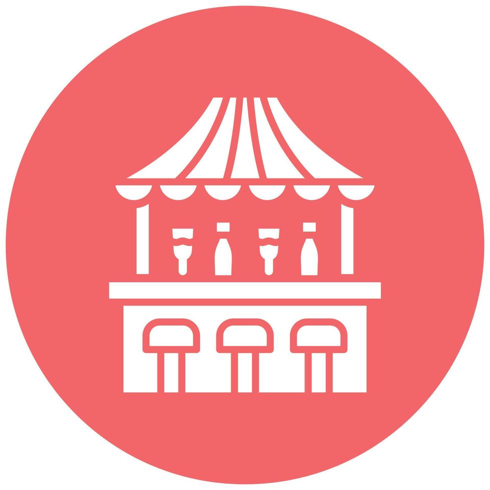 Bar Counter Icon Style vector