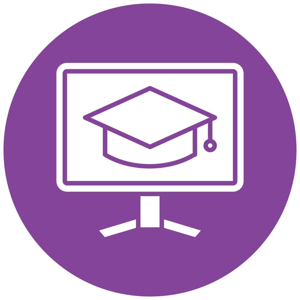 E-learning Icon Style vector