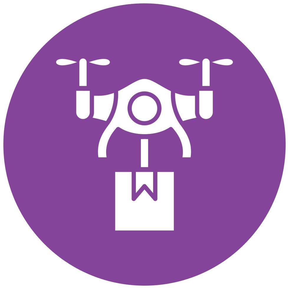 Drone Delivery Icon Style 7399743 Vector Art at Vecteezy