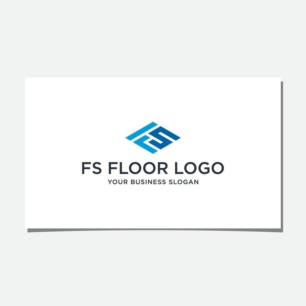 FS FLOOR LOGO DESIGN VECTOR