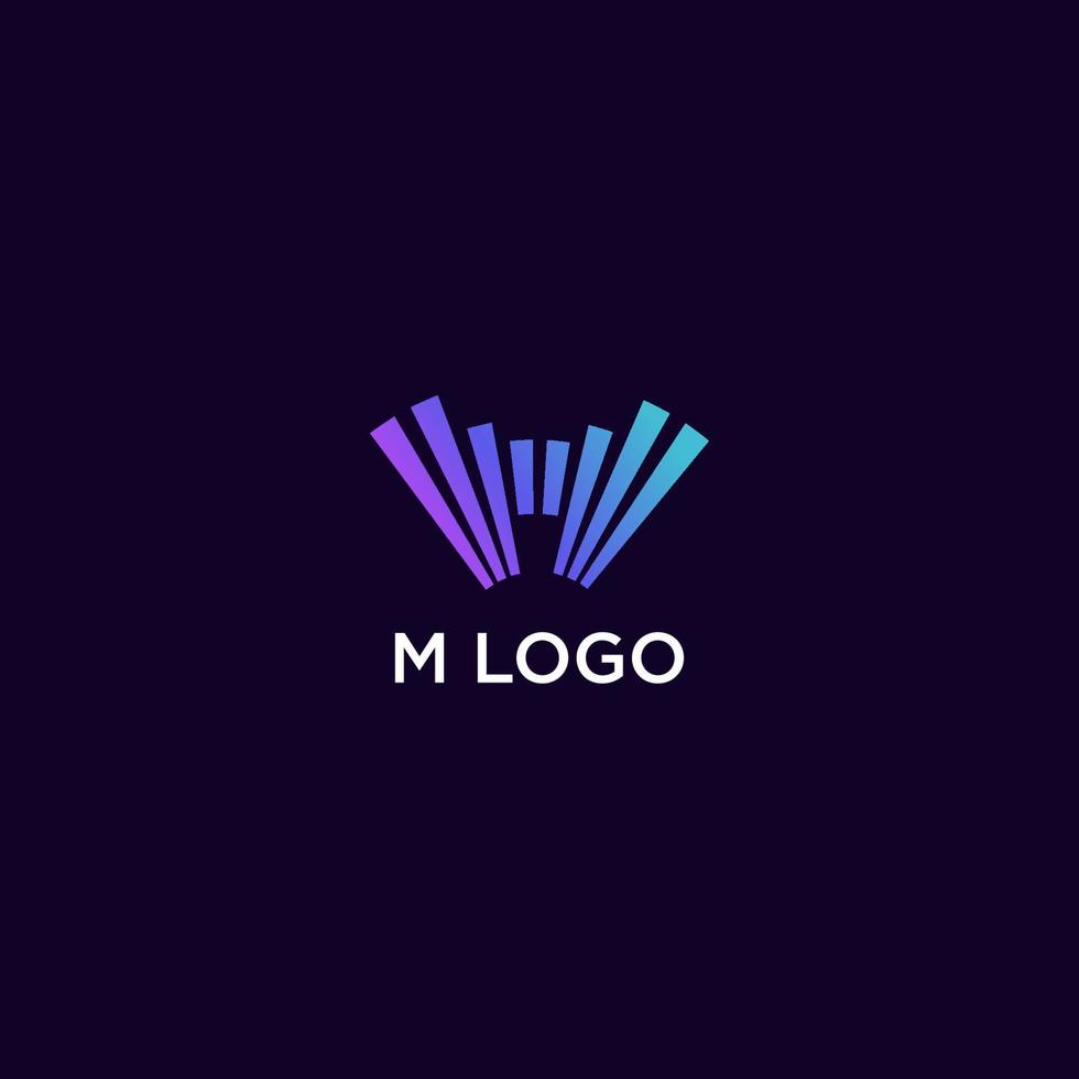 M EXPLODE LOGO DESIGN VECTOR