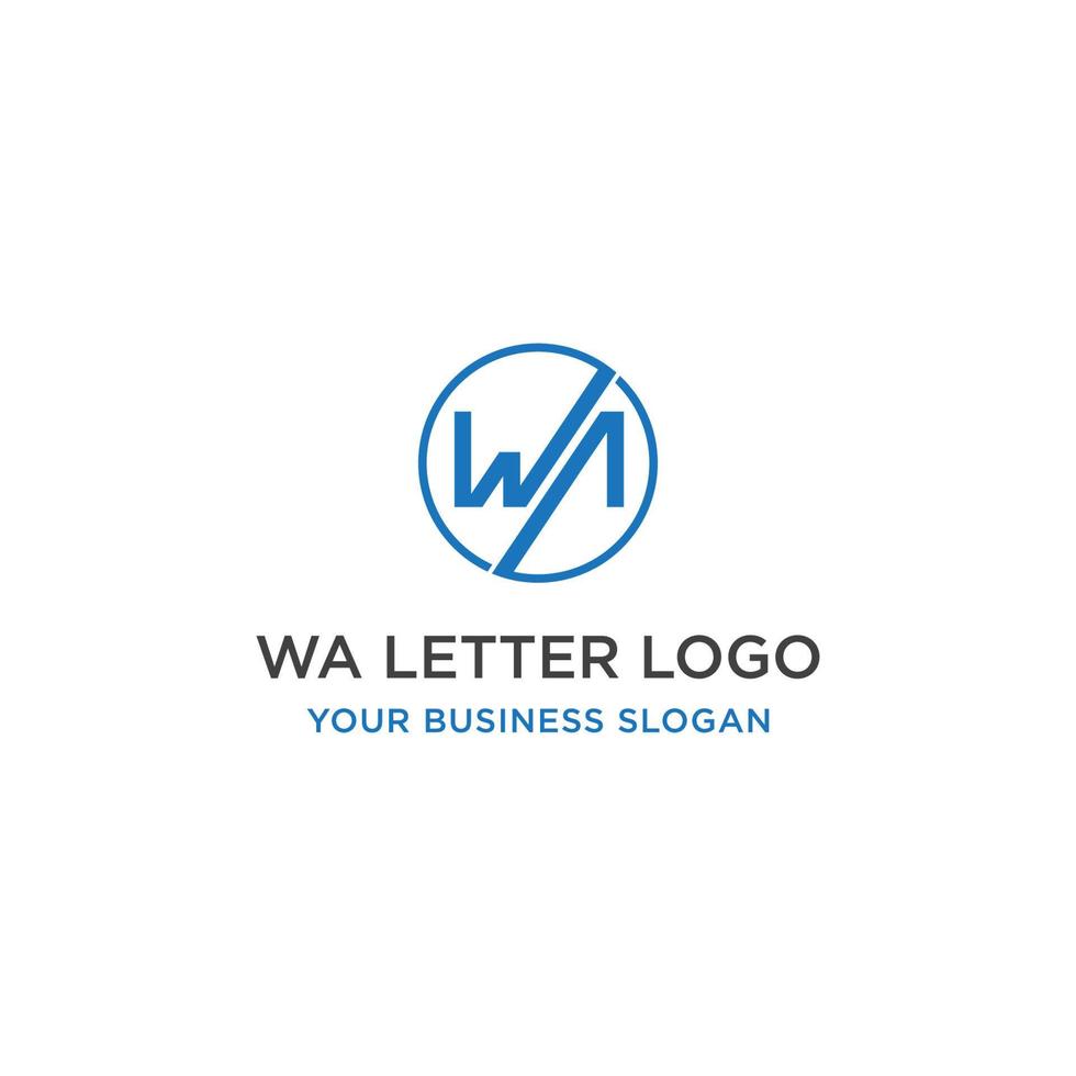 WA UP LOGO DESIGN VECTOR