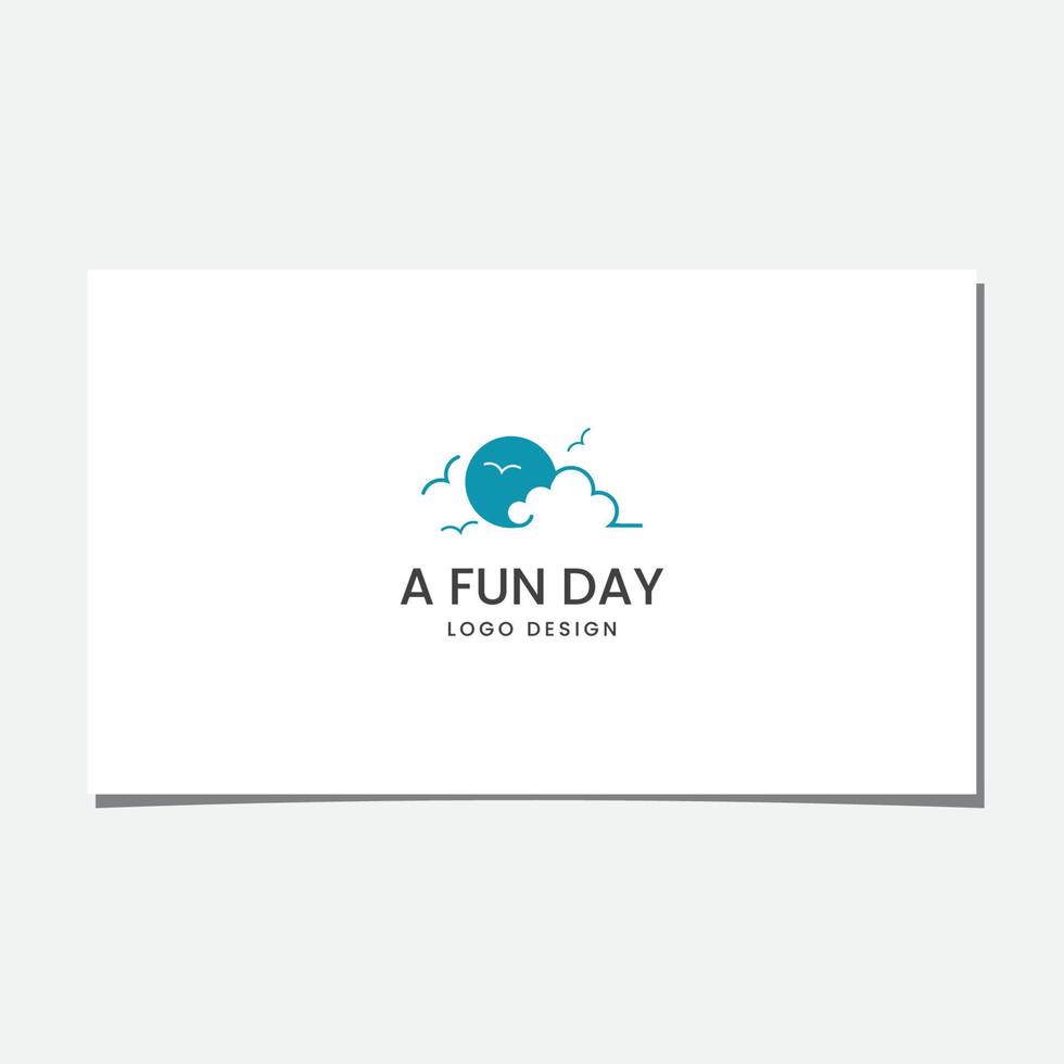 A FUN DAY LOGO DESIGN VECTOR