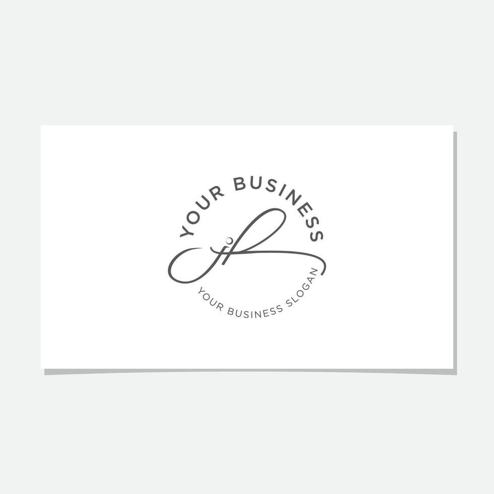 jf cursive luxury logo design vector