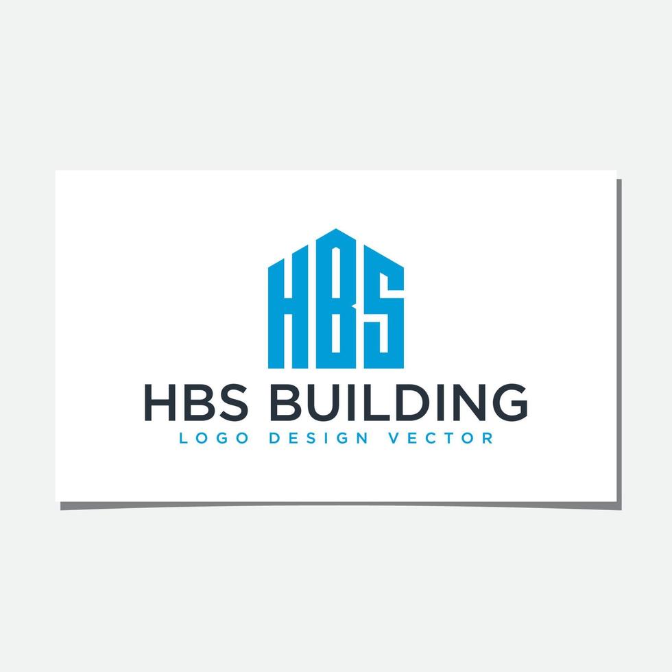 HBS BUILDING LOGO DESIGN VECTOR