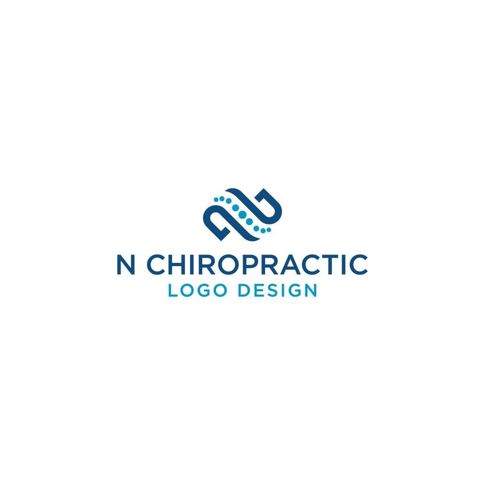 N SPINE LOGO DESIGN VECTOR