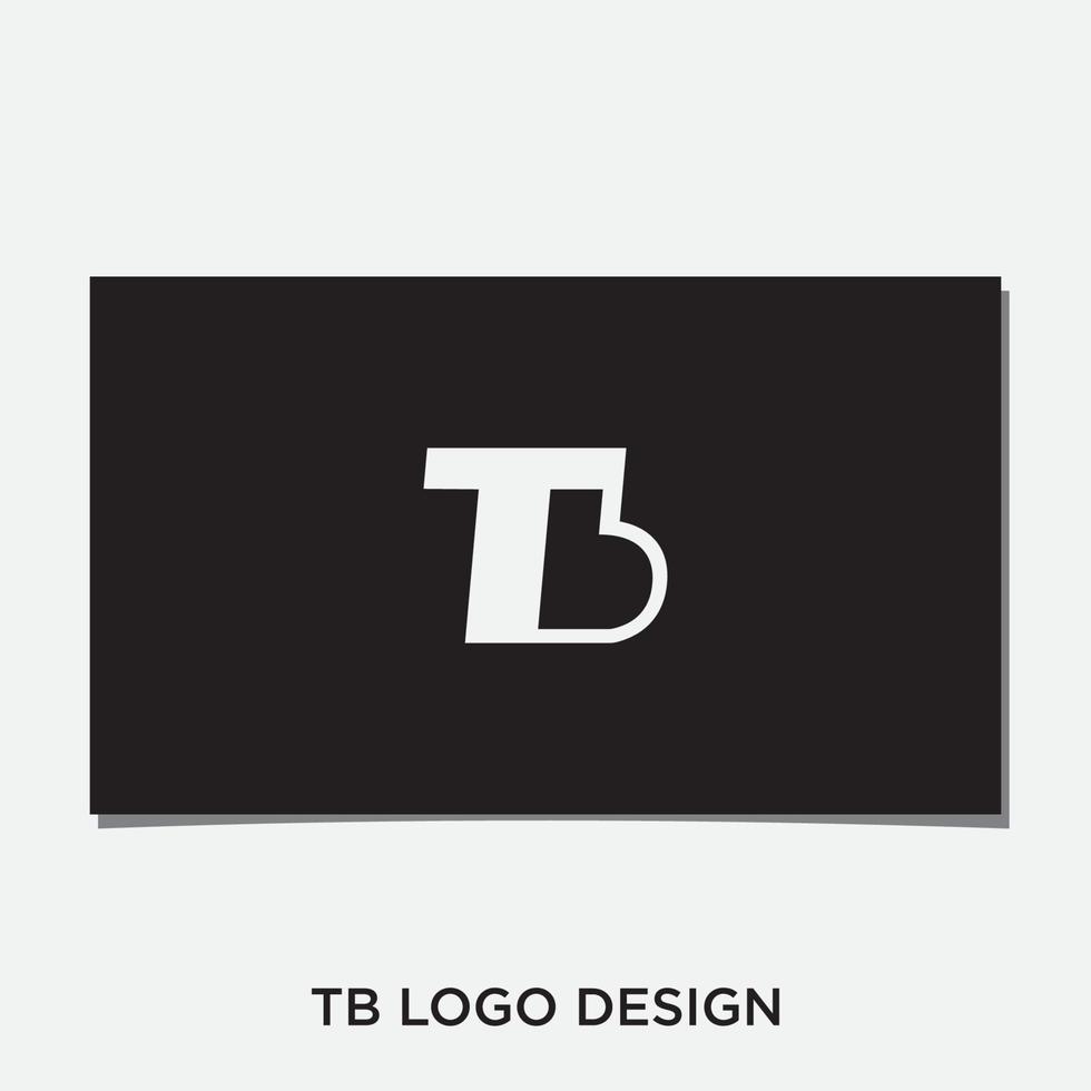 TB INITIAL LOGO DESIGN VECTOR