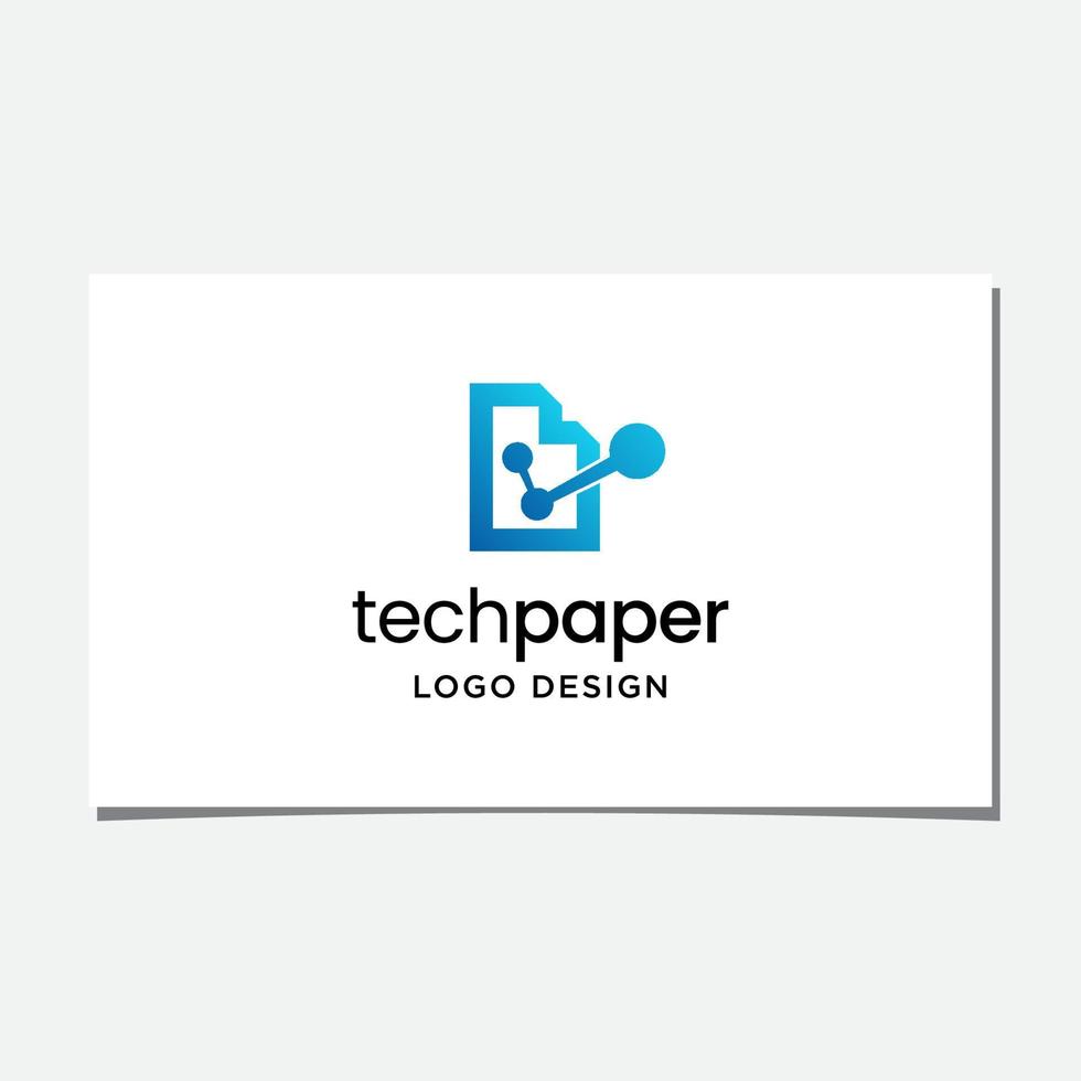 vector de diseño de logotipo de datos de tecnología