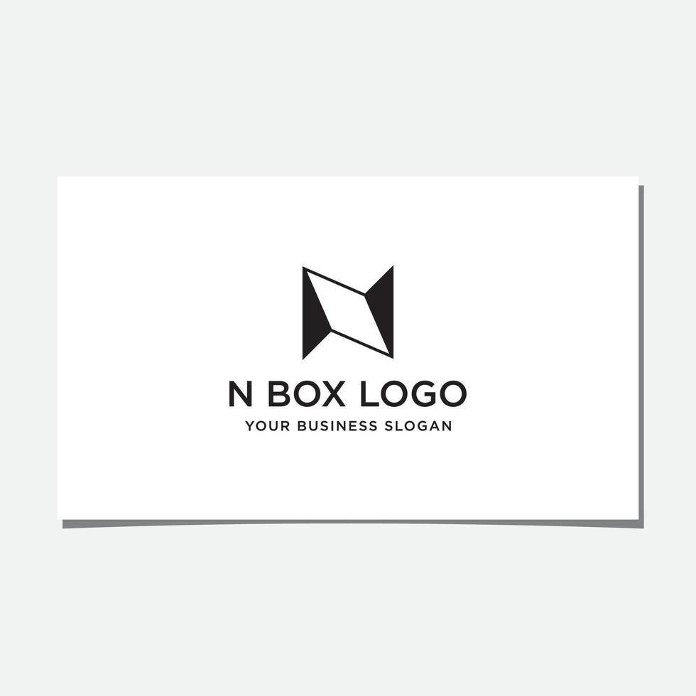 N PAPER FOLDS LOGO DESIGN vector
