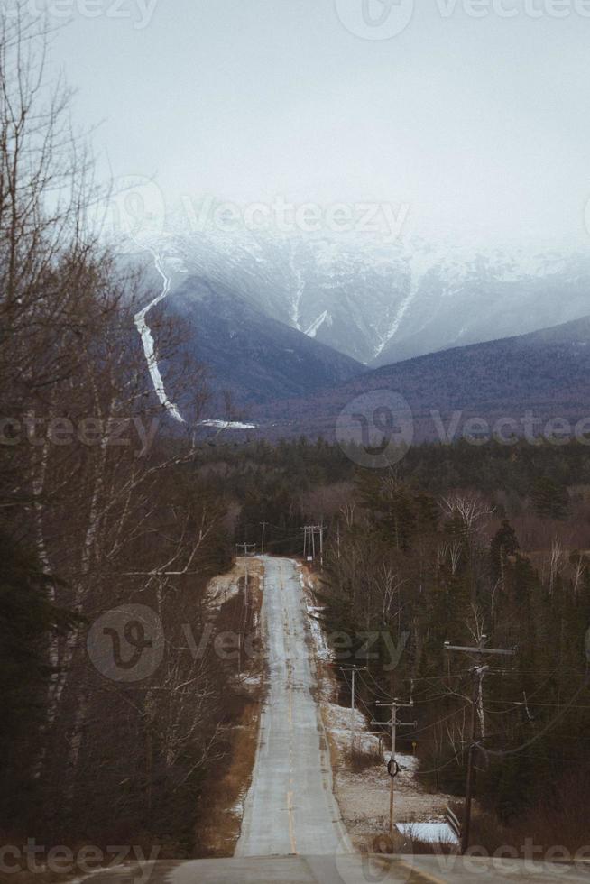 Road through the mountains photo
