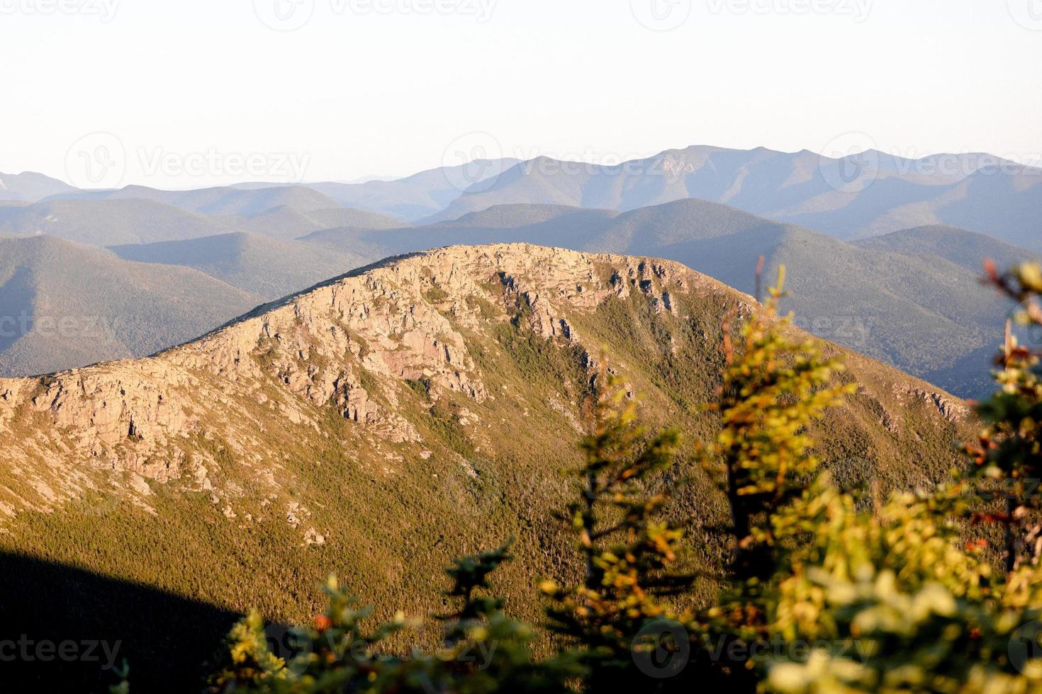 View of mountain tops photo