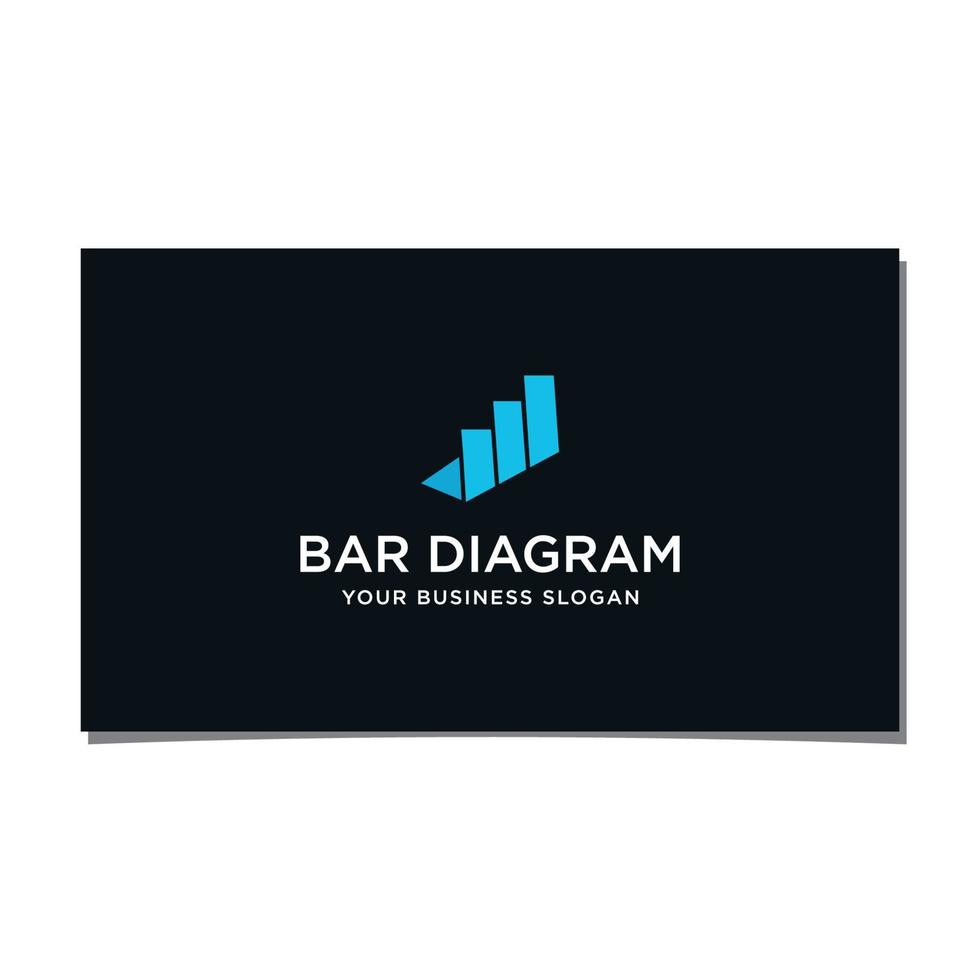 logotipo digital de diagrama de barras lm o ml vector