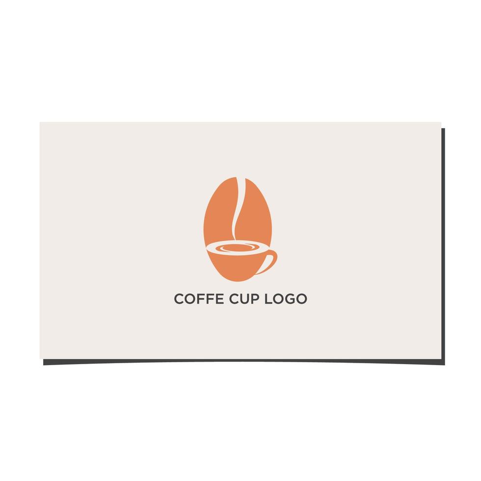 COFFE CUP LOGO DESIGN VECTOR