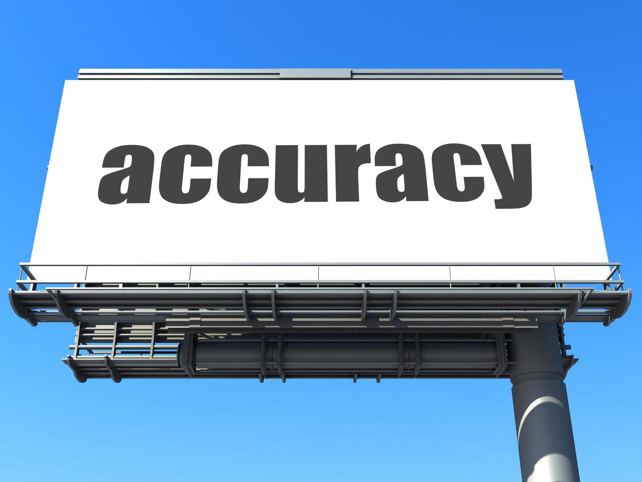 accuracy word on billboard photo