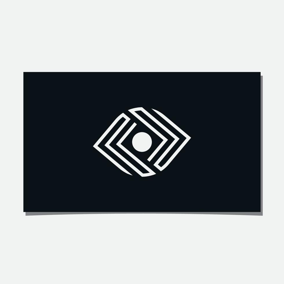 L OR LJ EYE LOGO DESIGN VECTOR