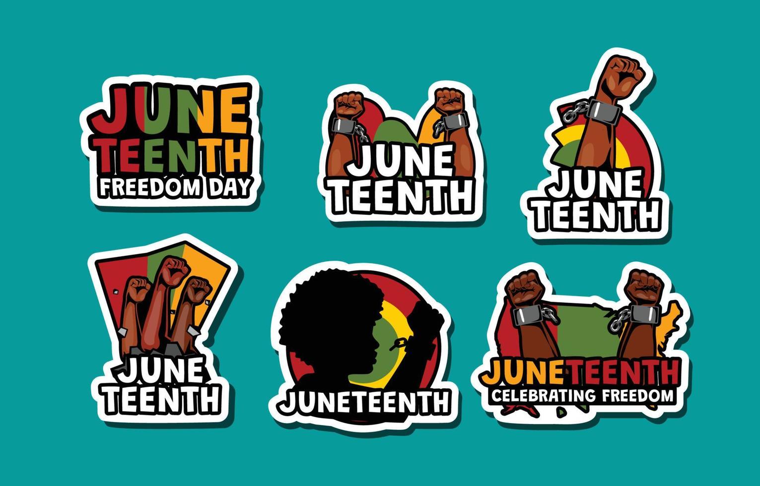 Juneteenth Freedom Day vector