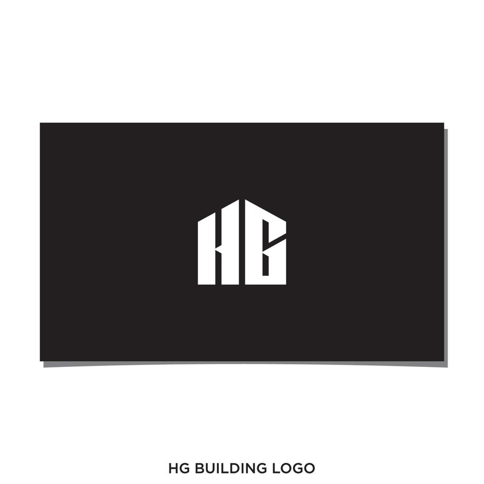 HG BUILDING LOGO DESIGN VECTOR