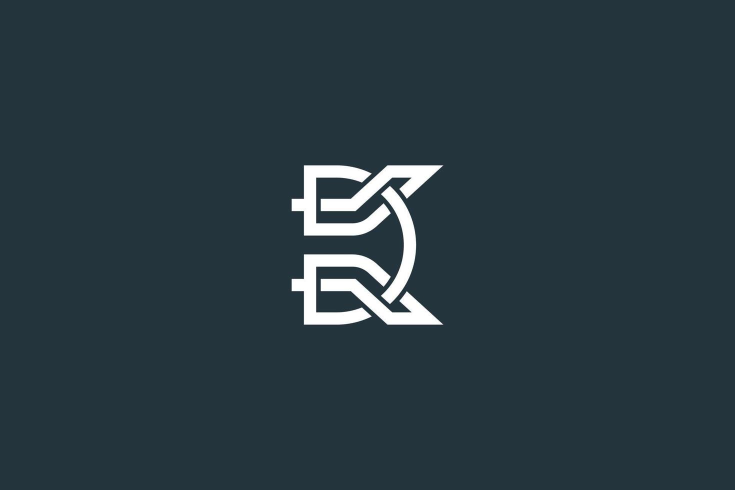 Letter DK or KD Logo Design Vector