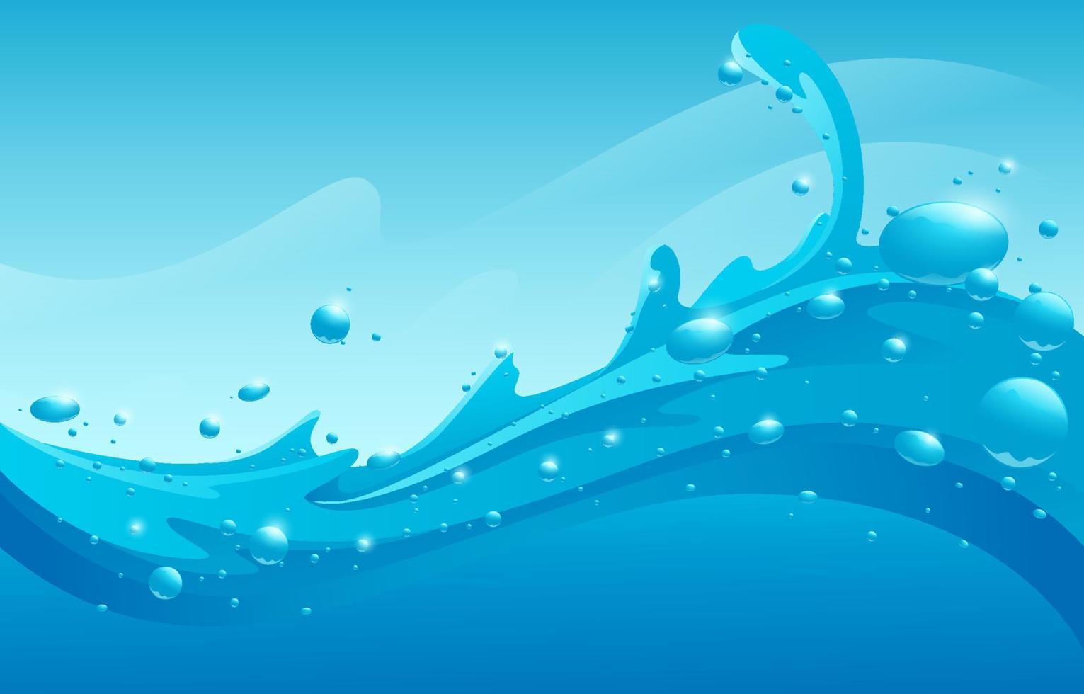 fondo de salpicaduras de agua vector