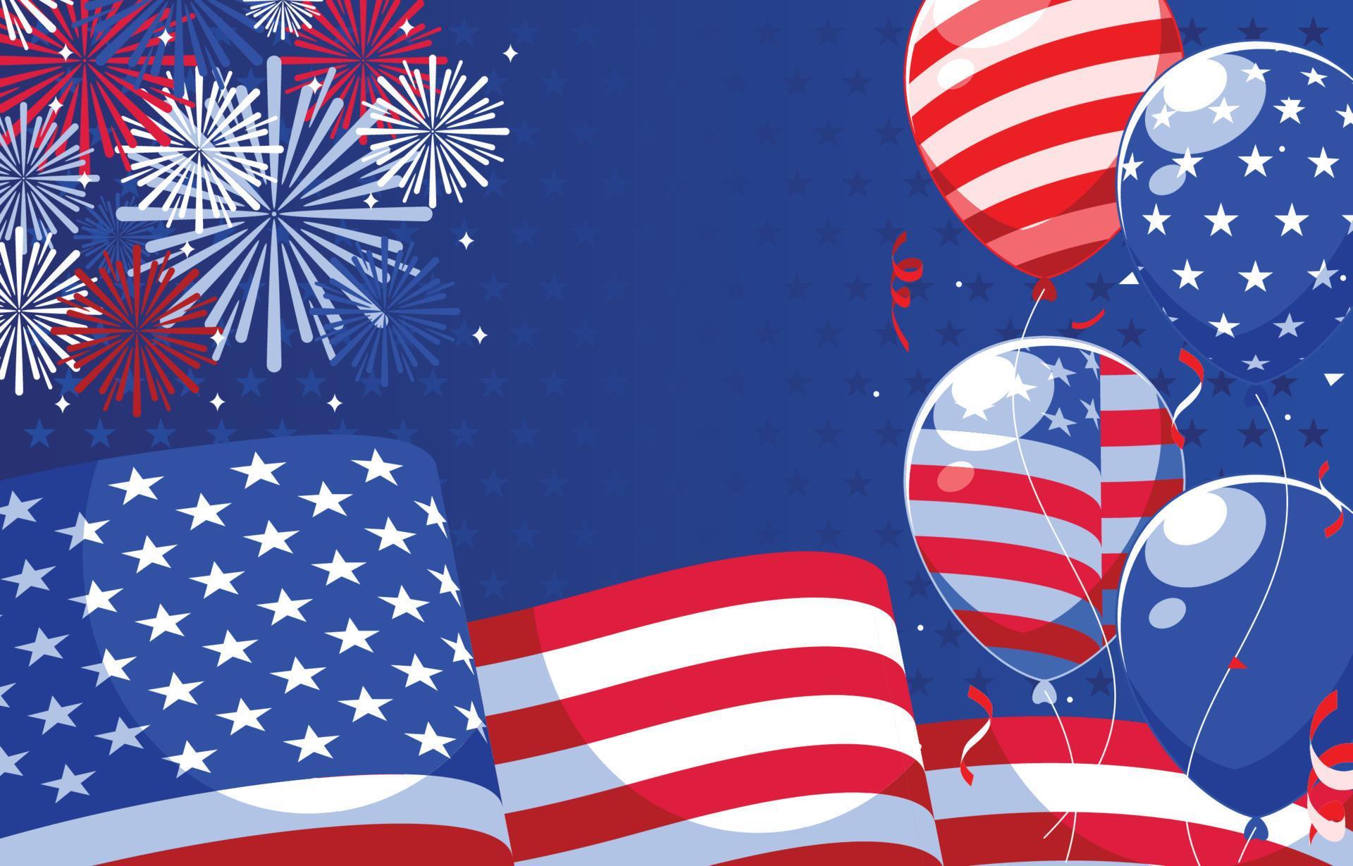 4th of July Background 7402909 Vector Art at Vecteezy