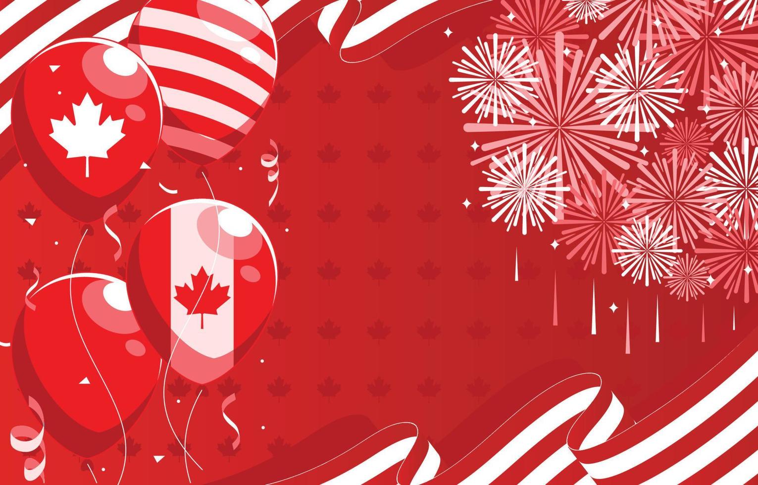 Canada Day Background vector