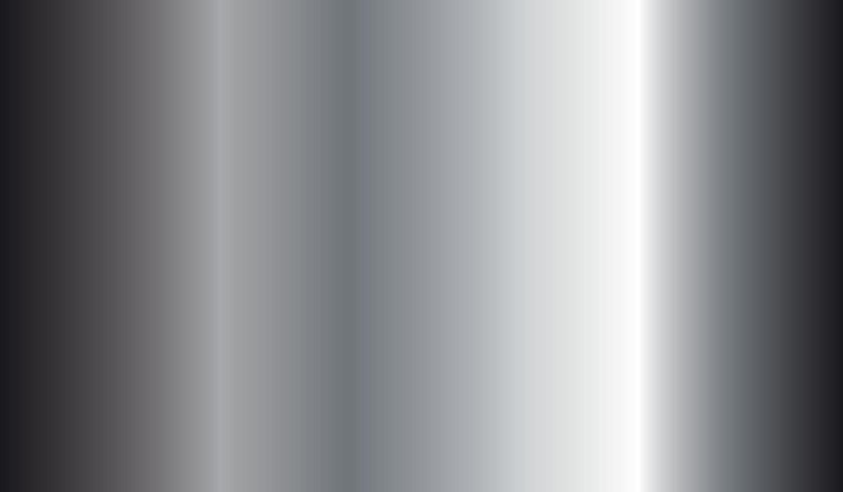 Silver background and foil texture, shiny and metal steel gradient template. Brushed stainless steel pattern vector