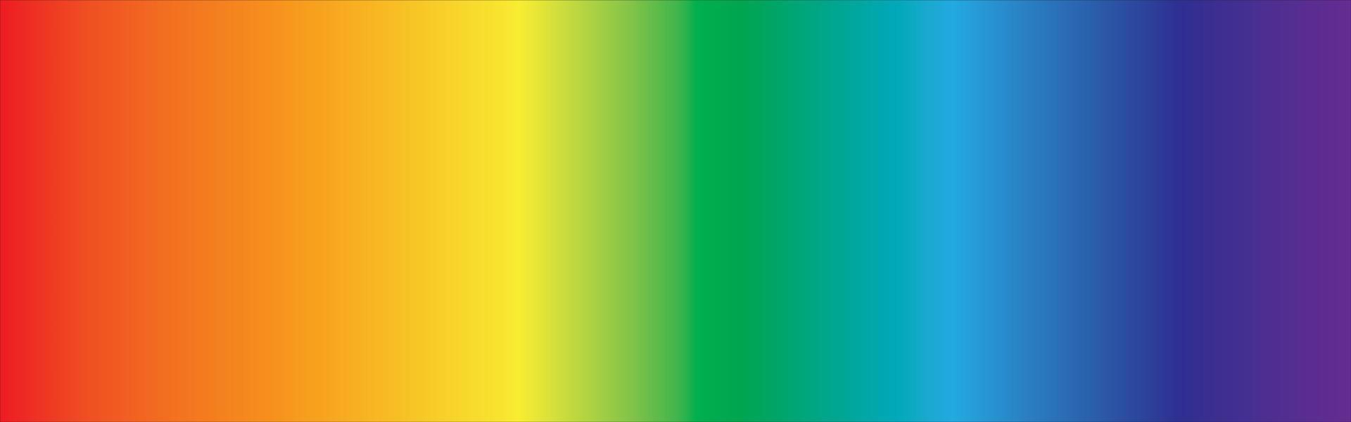 Rainbow abstract gradient background in panorama view vector