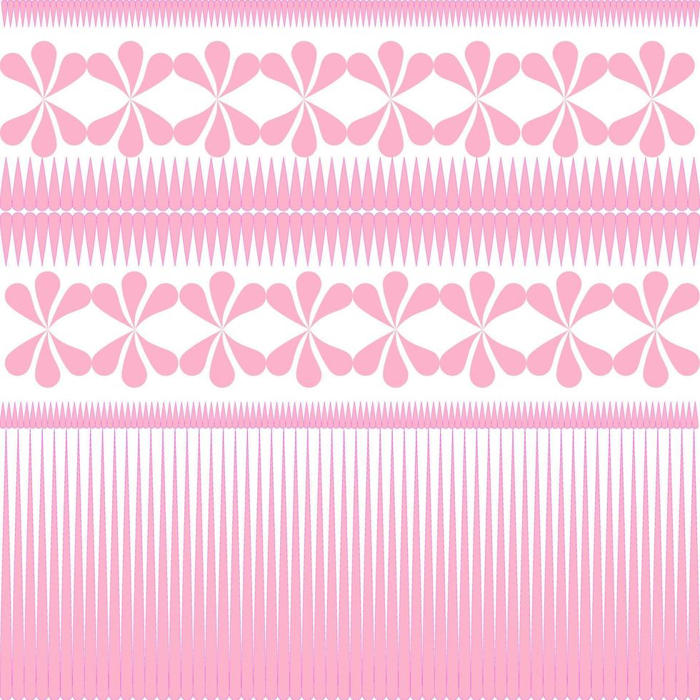 Pattern background from geometric shapes, pink and white stripes. For destroying gift wrap, book cover, clothes, table cloth. vector