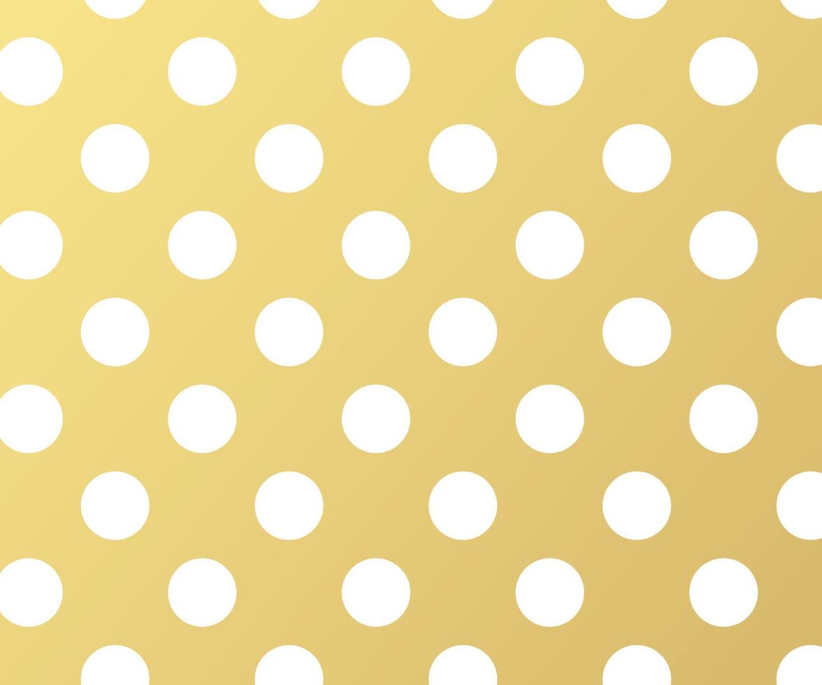 Gold polka dots pattern, colorful holiday background - vector abstract background