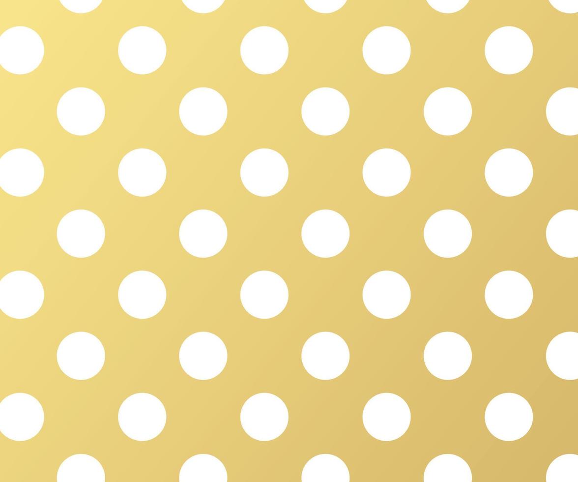 Gold polka dots pattern, colorful holiday background - vector abstract background