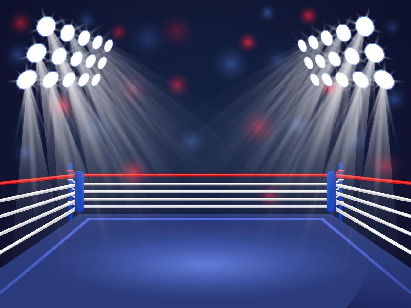 Boxing Ring Background vector