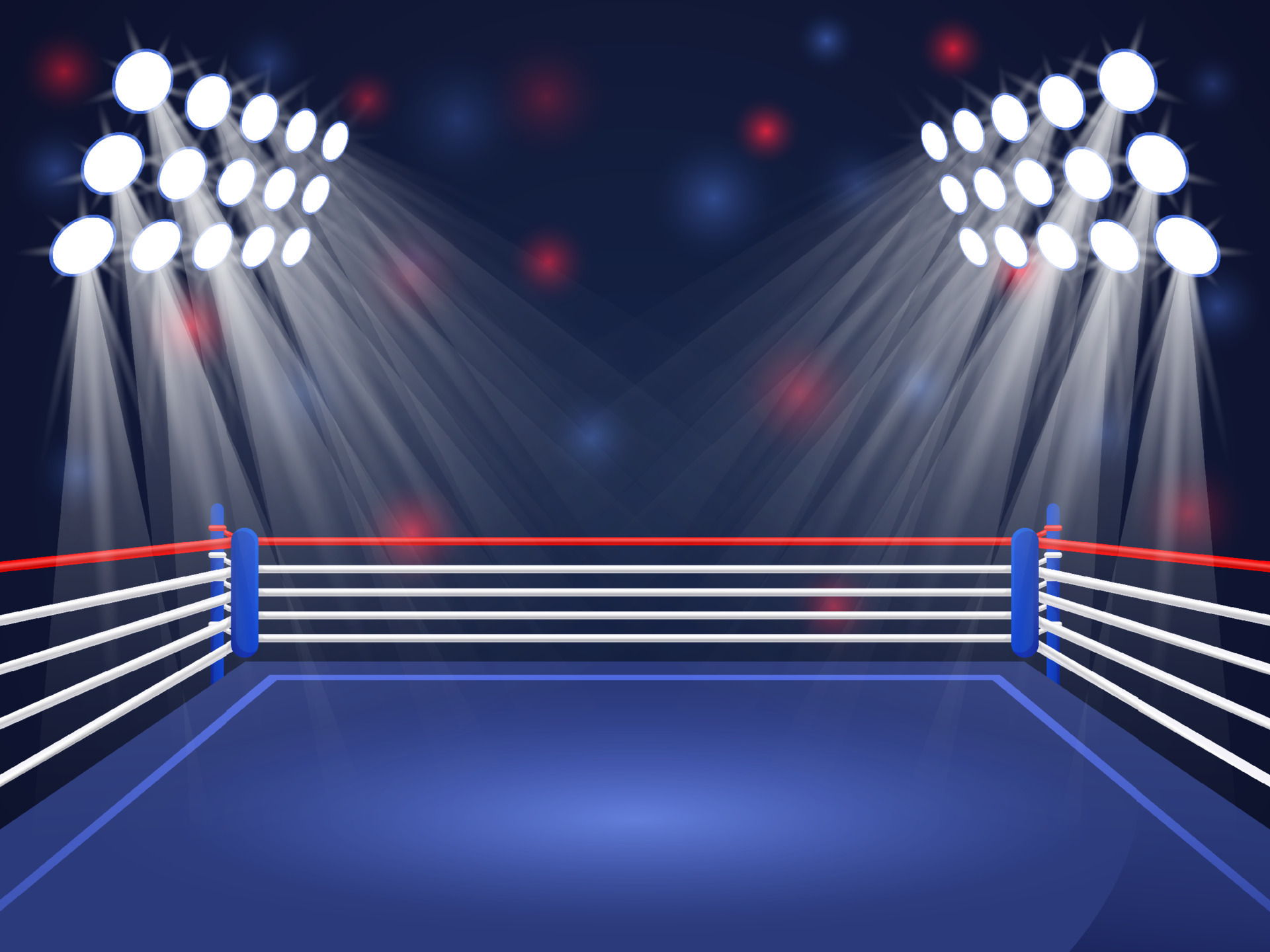 Boxing Ring Corner Wallpaper