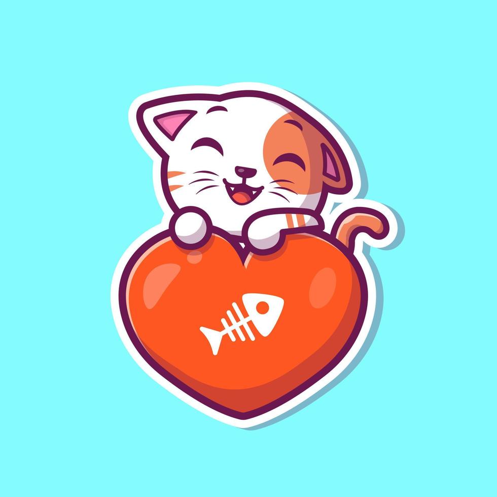 Cute Cat Receive Love Message Cartoon Vector Icon Illustration. Animal Icon  Concept Isolated Premium Vector. Flat Cartoon Style 5559913 Vector Art at  Vecteezy