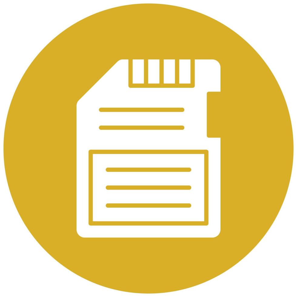 Sd Card Icon Style vector