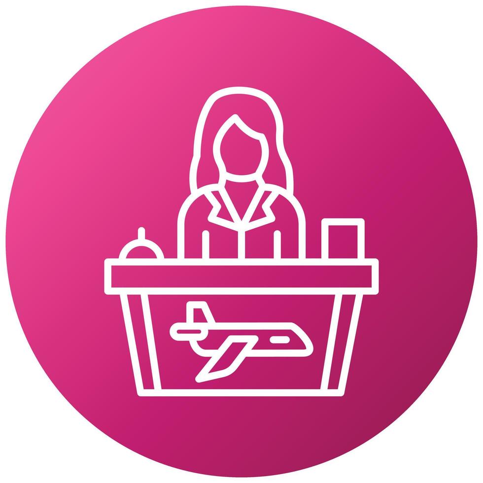 Reception Icon Style vector