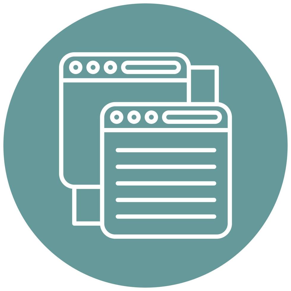 Queue Icon Style vector