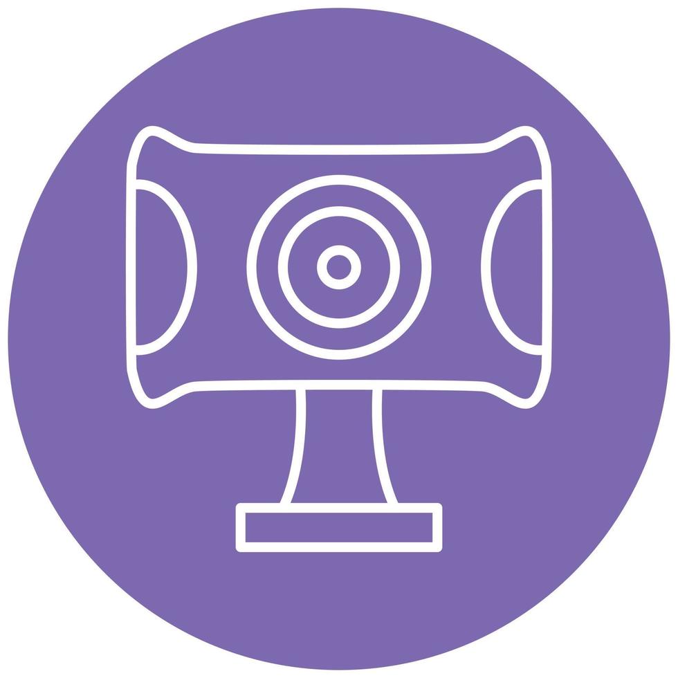 Webcam Icon Style vector