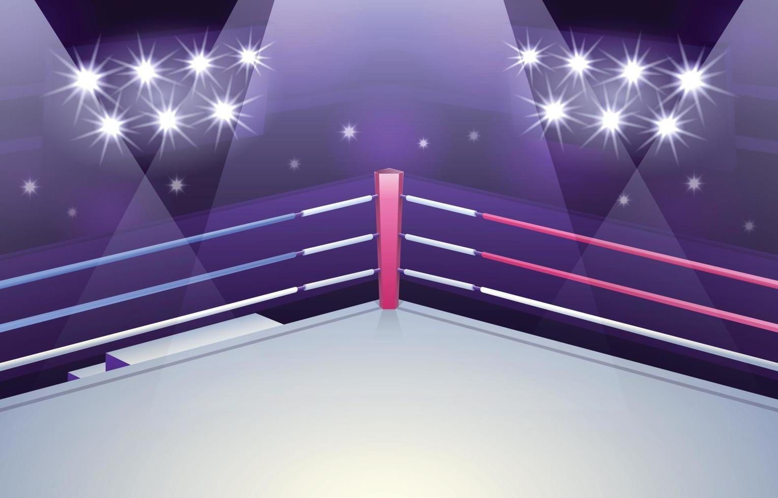 fondo del ring de boxeo vector