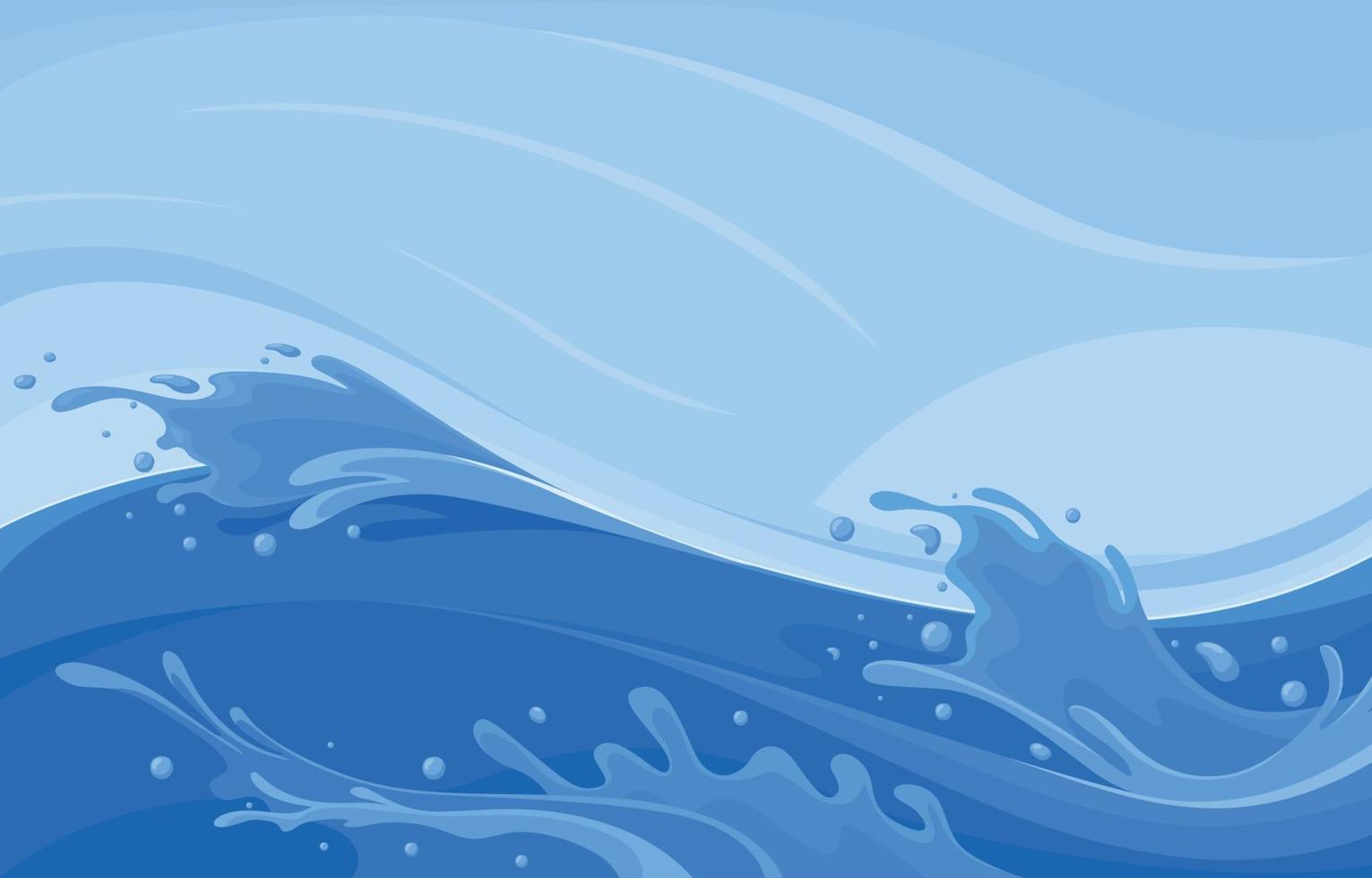 Water Splash Background vector