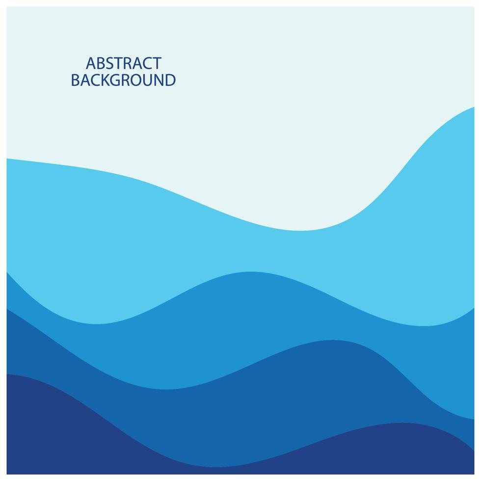 Fondo de diseño de onda de agua abstracta vector