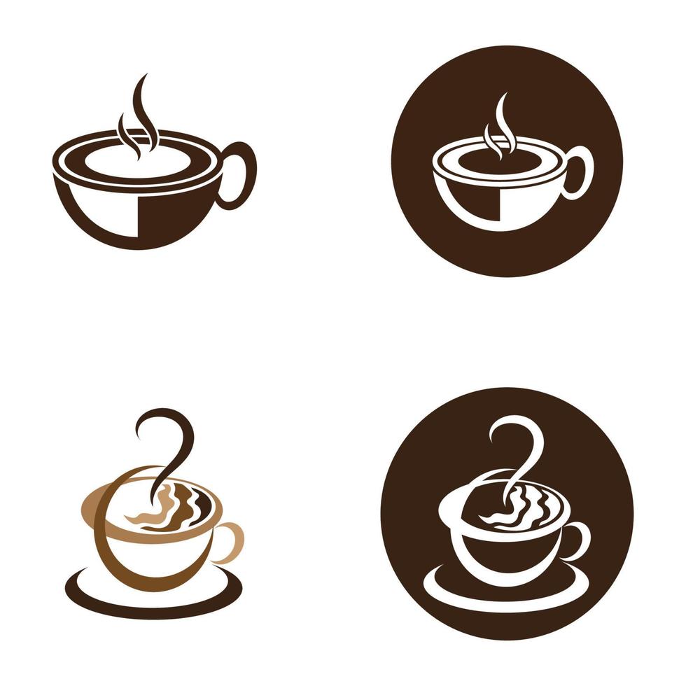 Coffee cup Logo Template vector