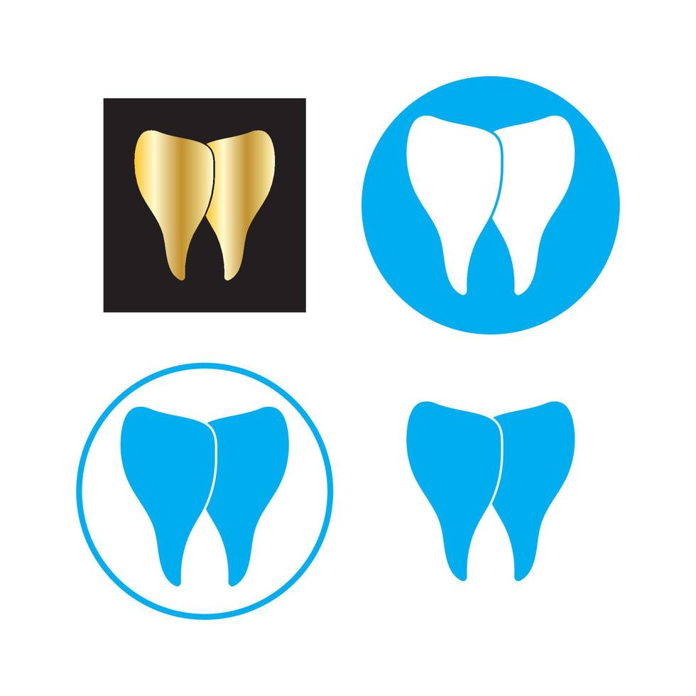 tooth care logo design vector