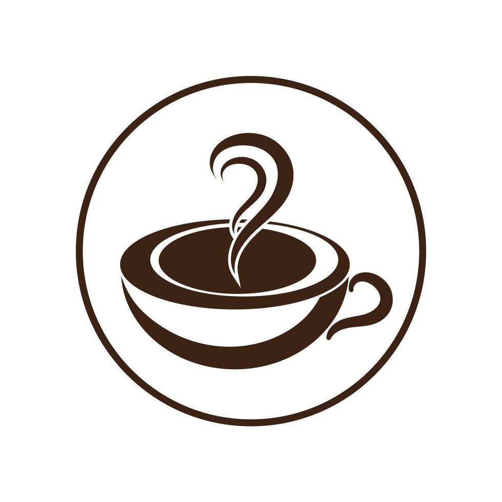 Coffee cup Logo Template vector