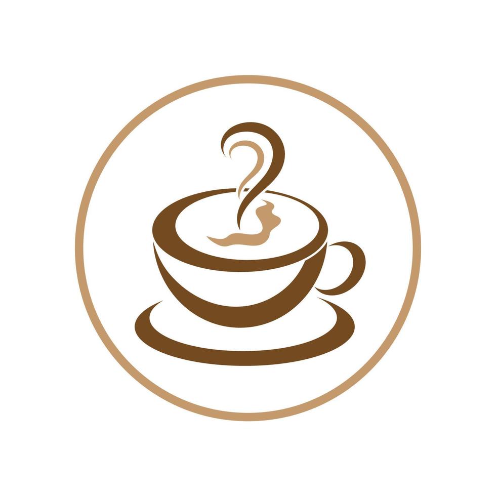 Coffee cup Logo Template vector
