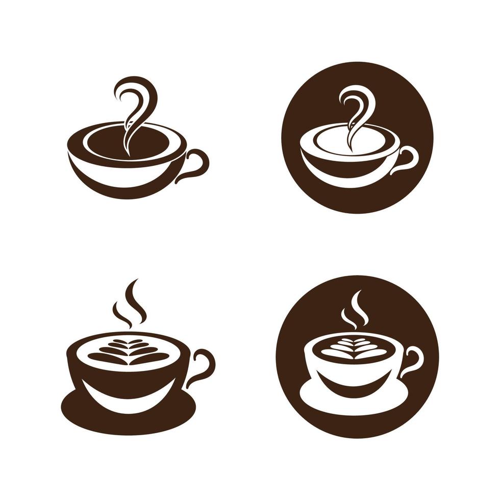 Coffee cup Logo Template vector