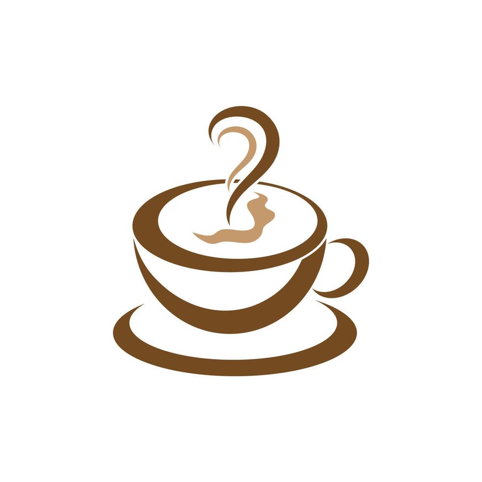 Coffee cup Logo Template vector