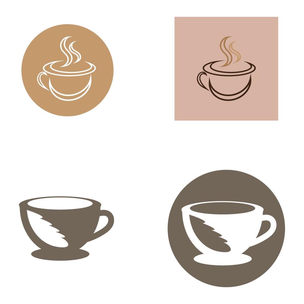 Coffee cup Logo Template vector